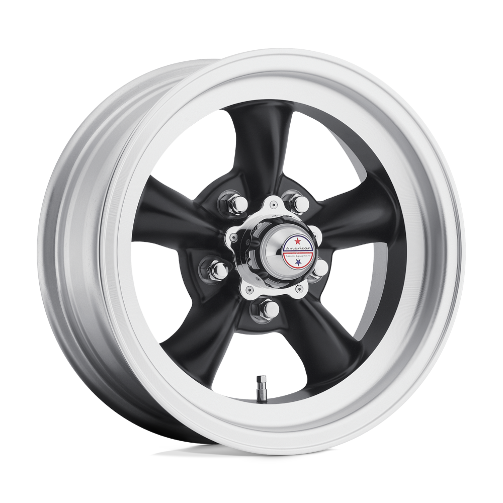 American Racing Torq Thrust D 15X7 5x114.3 SATIN  BLACK W/ MACHINED LIP wheel