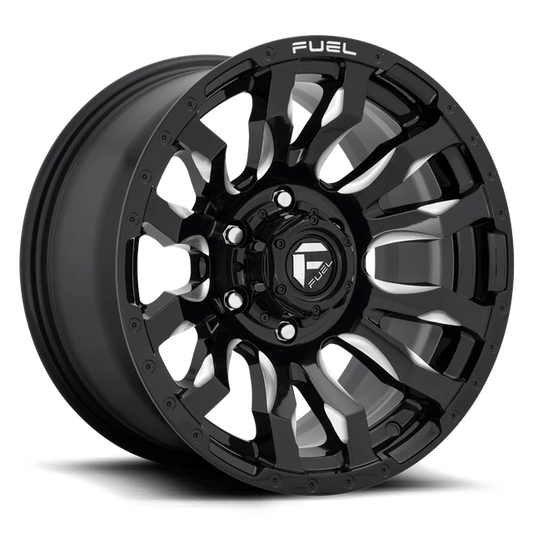 Fuel Off-Road D673 Blitz wheel - Gloss Black Milled