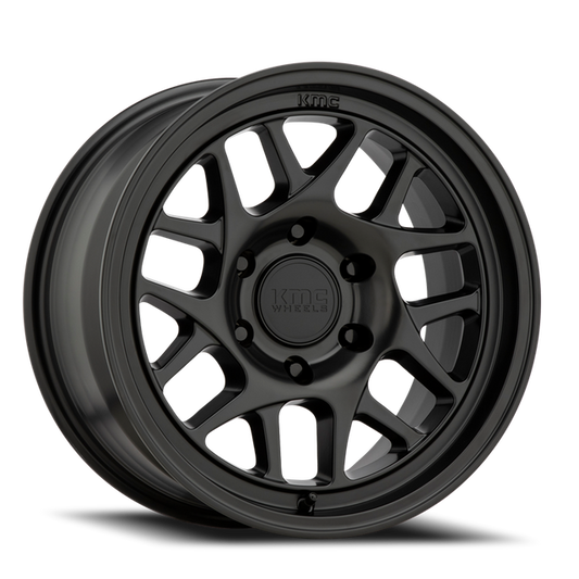 KMC KM717 Bully OL wheel - Satin Black