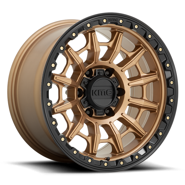 KMC KM547 Carnage wheel - Matte Bronze W/ Black Lip