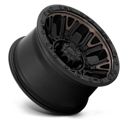 Fuel Traction Matte Black w/ Double Dark Tint Off-Road Wheel
