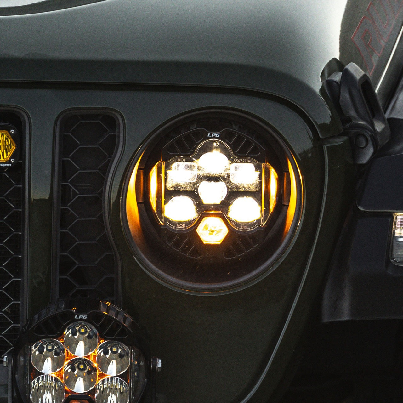 Baja Designs DOT LP6 Headlight Kit - Jeep JL/JT Halogen
