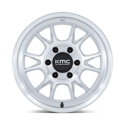KMC KM729 Range wheel - Gloss Silver w/ Machined Face