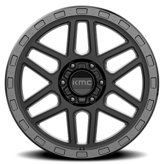 KMC KM544 Mesa wheel - Satin Black W/ Gloss Black Lip