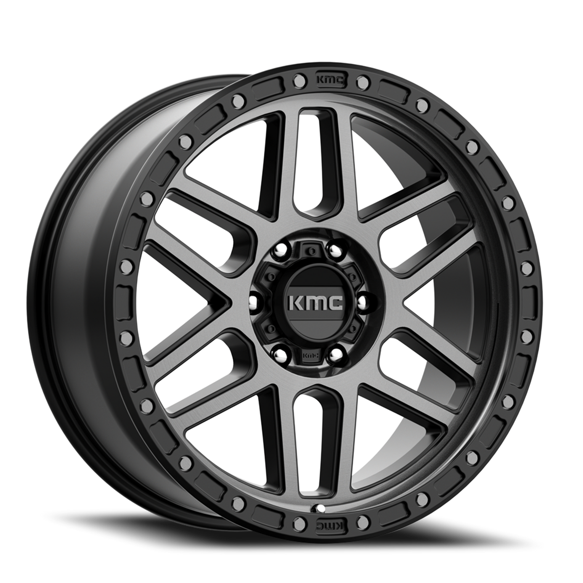KMC KM544 Mesa wheel - Satin Black W/ Gray Tint
