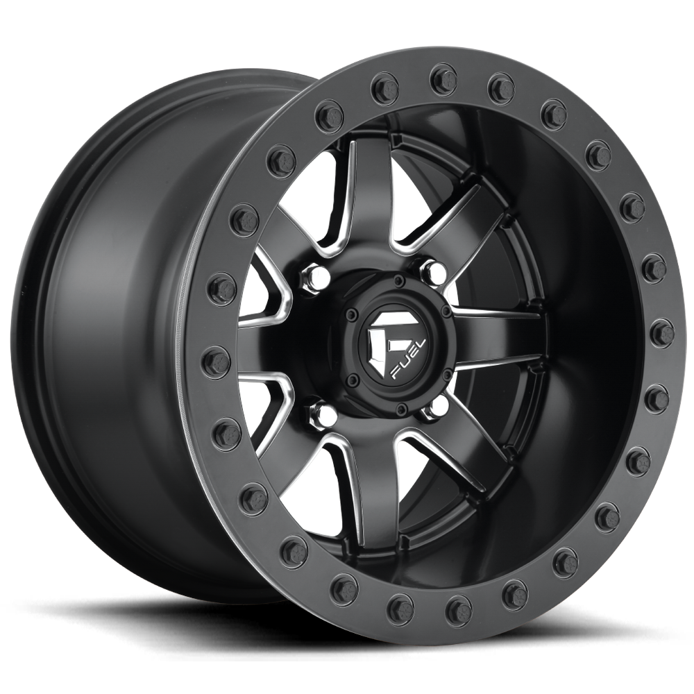 Fuel UTV Maverick Beadlock 15X10 4x137 MATTE BLACK UTV wheel