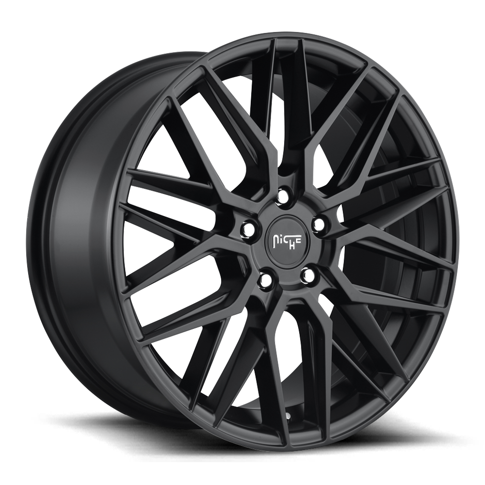 Niche Gamma 20X9 5x112 MATTE BLACK wheel