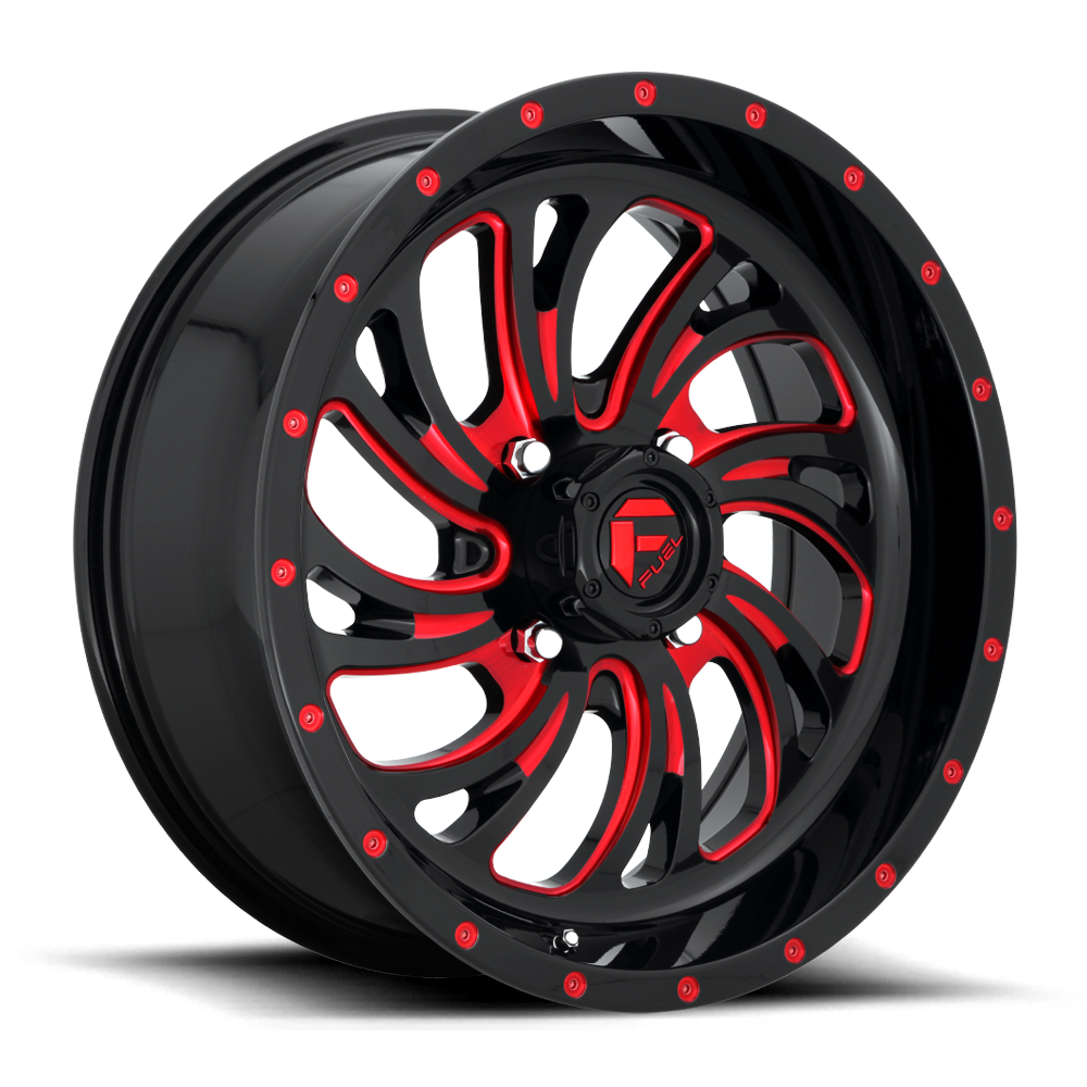 Fuel UTV Kompressor 20X7 4x137 GLOSS BLACK RED TINTED CLEAR UTV wheel