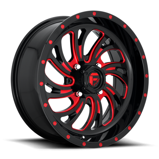 Fuel UTV Kompressor 20X7 4x137 GLOSS BLACK RED TINTED CLEAR UTV wheel