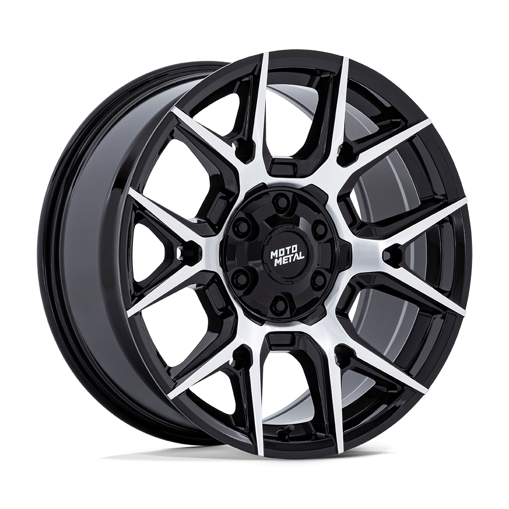 Moto Metal MO813 Mason Gloss Black w/ Machined Face wheel