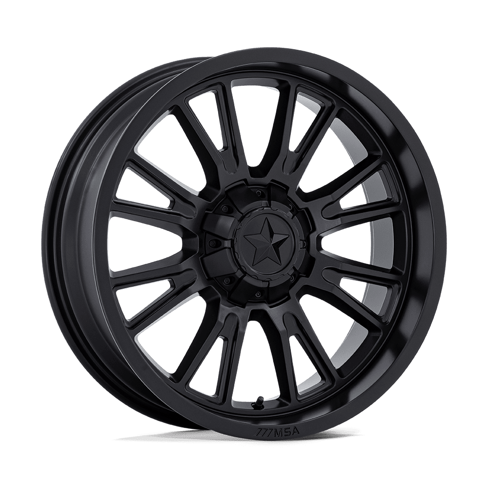 MSA M51 Thunderlips 24X7 5x114.3 MATTE BLACK wheel