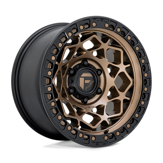 Fuel UTV Unit 15X7 4x156 BRONZE W/ MATTE BLACK RING UTV wheel