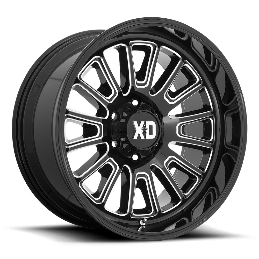 XD Rover 22X10 6x135 GLOSS BLACK MILLED wheel