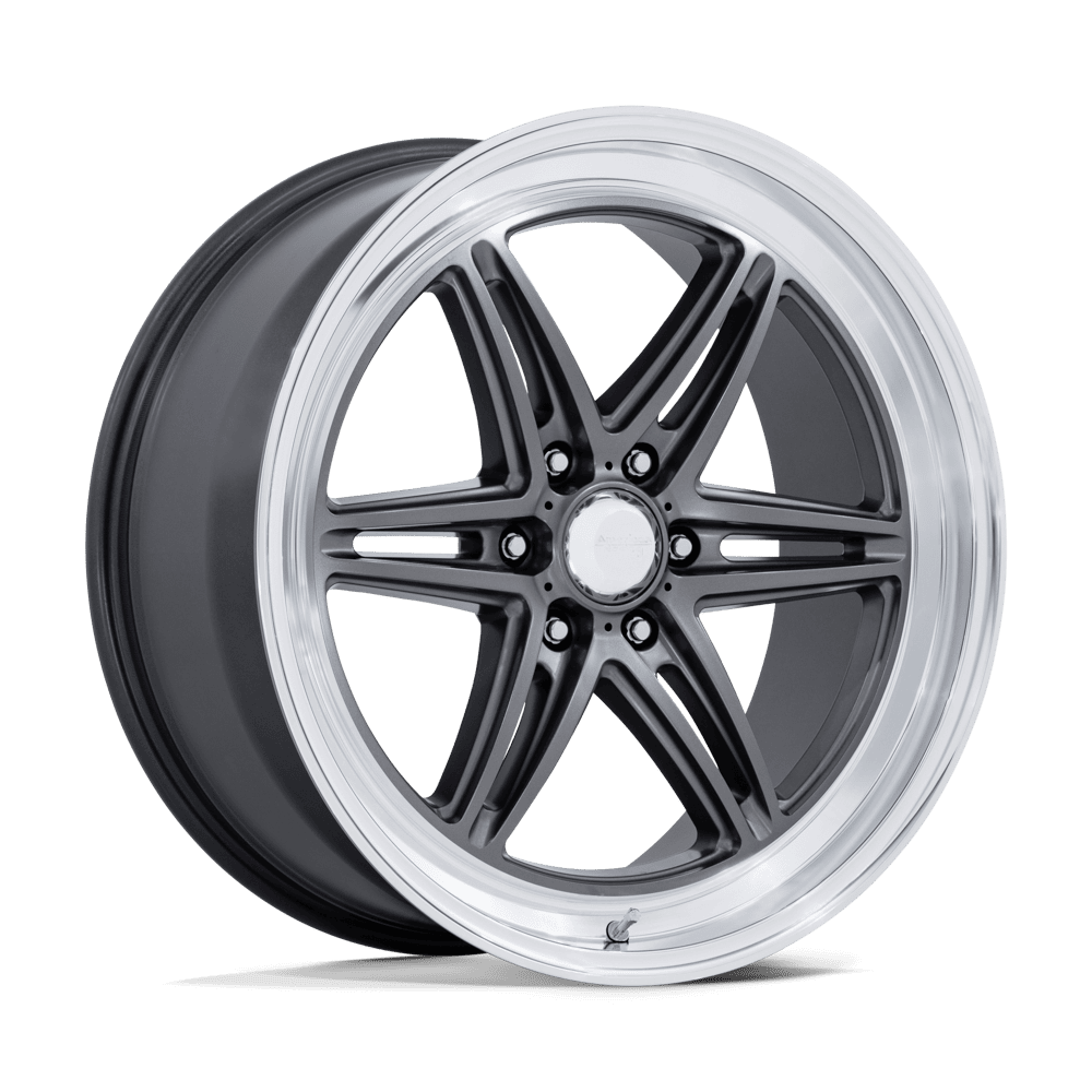American Racing Groove 6 Drag 22X9.5 6x139.7 ANTHRACITE W/ DIAMOND CUT LIP wheel