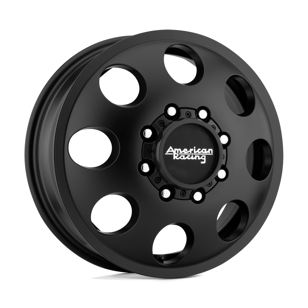 American Racing Baja Dually 17X6.5 8x210 SATIN BLACK wheel