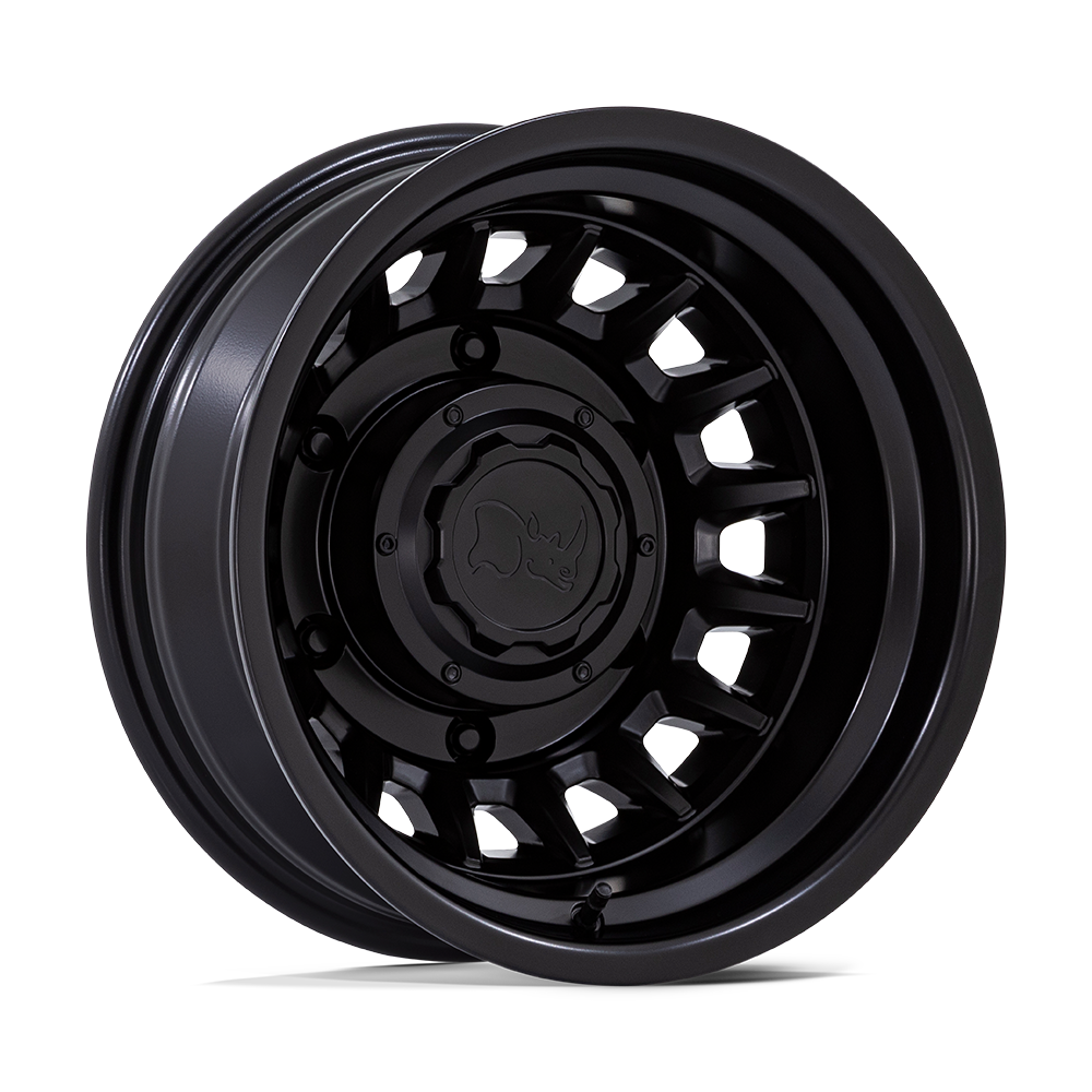 Black Rhino Aliso Dually 16X6 6x205 MATTE BLACK wheel