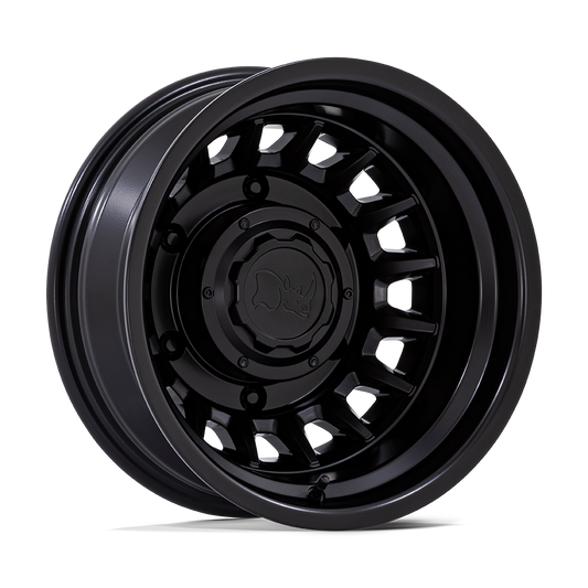 Black Rhino Aliso Dually 16X6 6x205 MATTE BLACK wheel