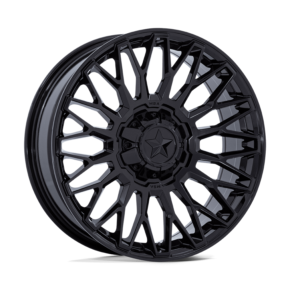 MSA M50 Clubber 24X7 5x114.3 GLOSS BLACK wheel