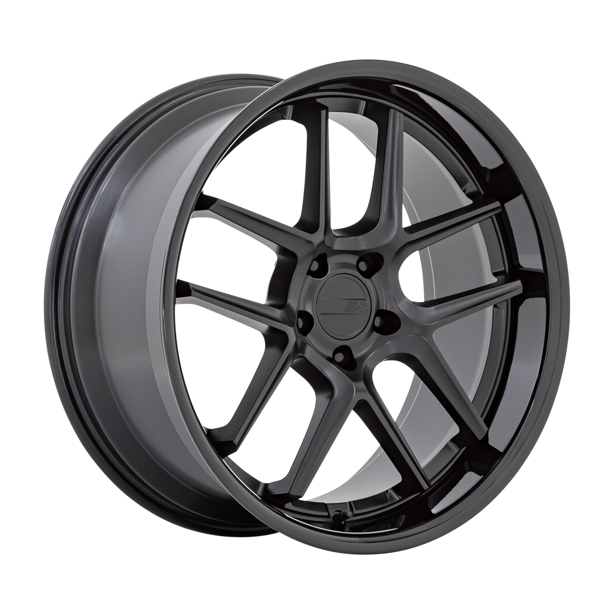 American Racing AR942 Bishop 20X12 5x115 MATTE BLACK W/ GLOSS BLACK LIP wheel