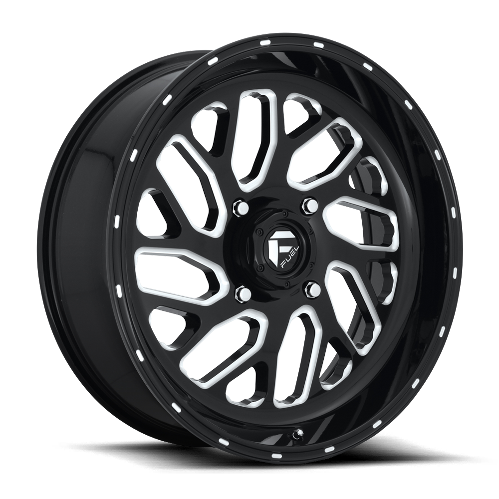 Fuel UTV Triton 20X7 4x156 GLOSS BLACK MILLED UTV wheel