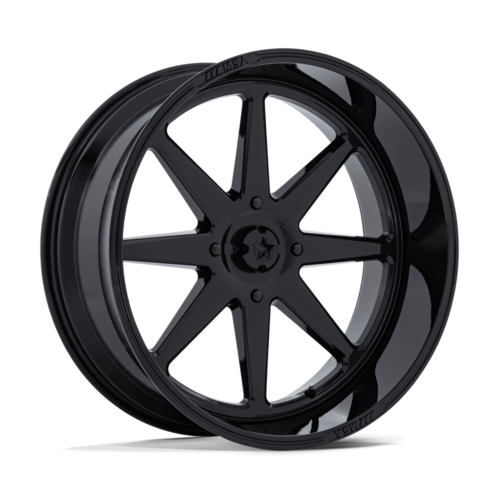 MSA M54 Spark 24X10 4x156 GLOSS BLACK wheel