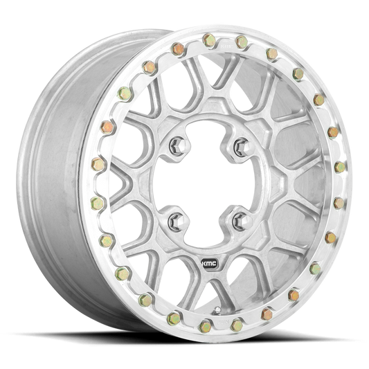 KMC Grenade Forged UTV Beadlock 15X6 4x156 RAW MACHINED FORGED UTV wheel