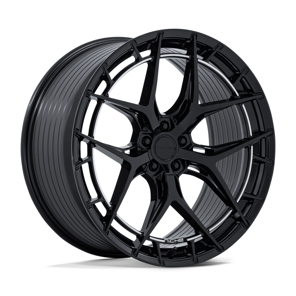 Niche Riviera 22X10.5 5x120 GLOSS BLACK wheel