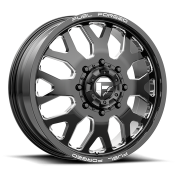 Fuel Off-Road FF09D Dually wheel - Matte Black Milled