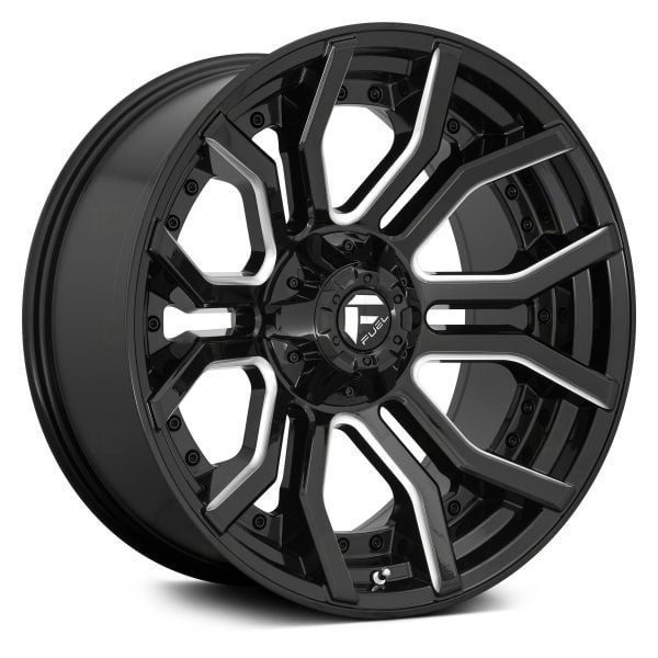 Fuel Off-Road D711 Rage wheel - Gloss Black Milled