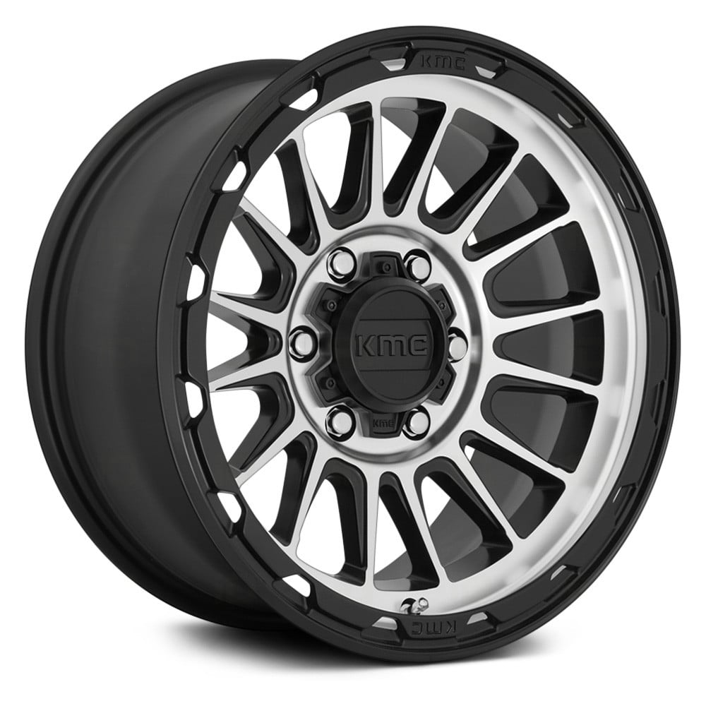 KMC KM542 Impact wheel - Satin Black Machined