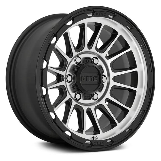 KMC KM542 Impact wheel - Satin Black Machined