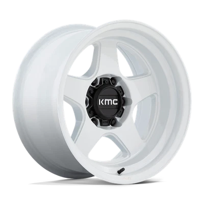 KMC KM728 Lobo wheel - Gloss White