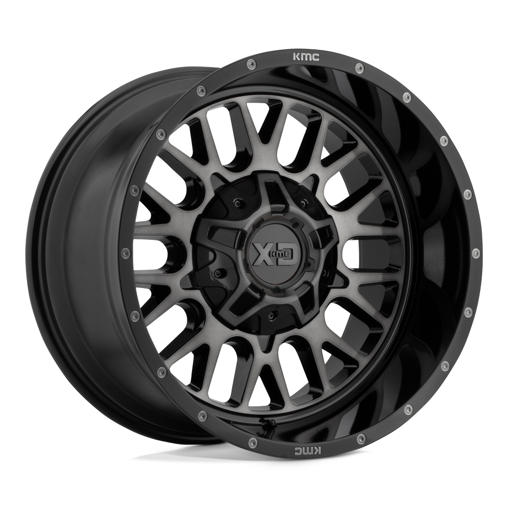 XD Snare 20X9 5x139.7/5x150 GLOSS BLACK W/ GRAY TINT wheel